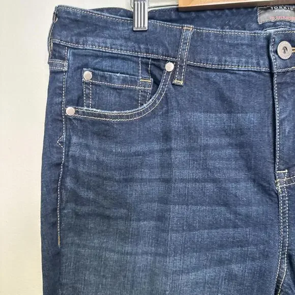 Torrid Women 18R Mid-Rise Slim‎ Boot Jeans Blue Vintage Stretch Boho - Picture 3 of 8